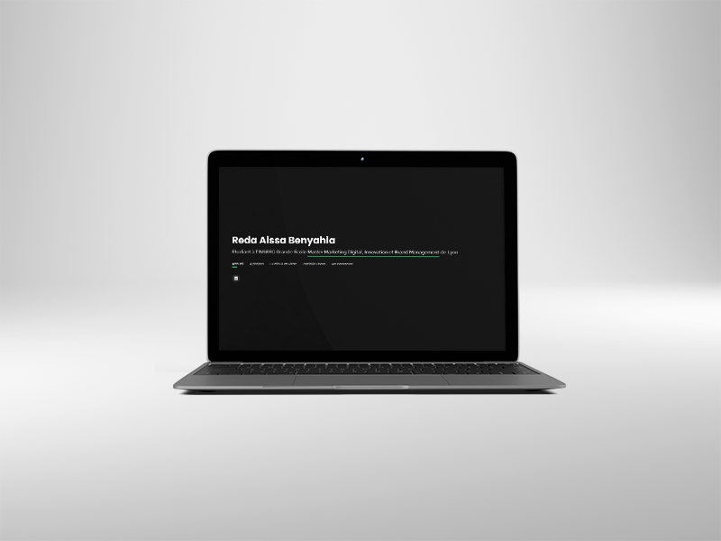 Portfolio Reda-Aissa.com